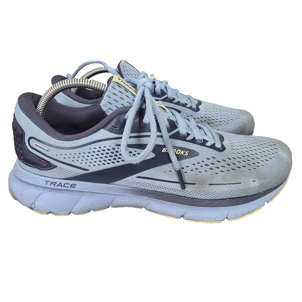 Brooks Trace 2 Running Shoes Womens 11 B Blue Sneakers Trainers 1203751B484